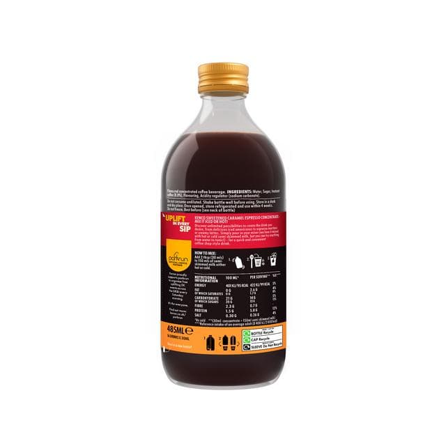 Kenco 485ml Caramel Iced or Hot Coffee Concentrate Espresso Coffee - gallery image 2