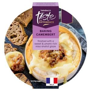Sainsbury's 280g Miso & Shallot Camembert Cheese, Taste the Difference