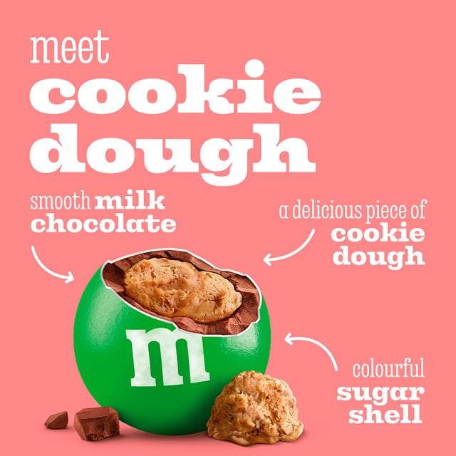 M&M'S 176g Cookie Dough Milk Chocolate Bag - gallery image 2