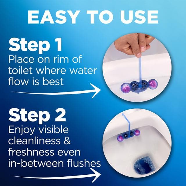 Bloo Self Active 2 x 50g Flower Toilet Rim Block - gallery image 5