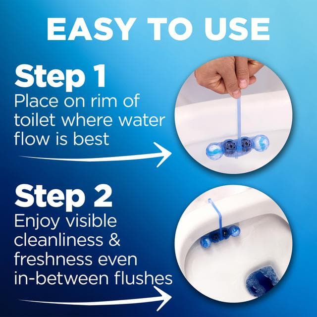 Bloo Self Active 50g Bleach Toilet Rim Block - gallery image 5