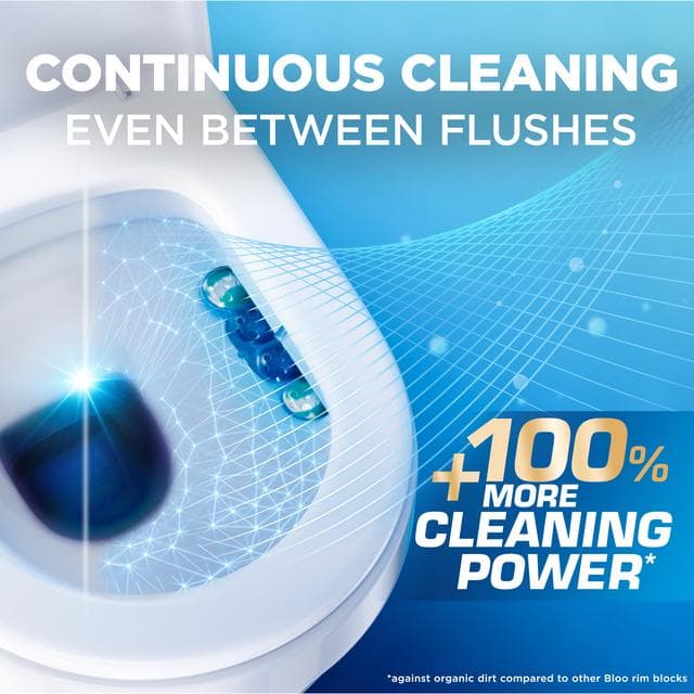 Bloo Self Active 50g Bleach Toilet Rim Block - gallery image 6