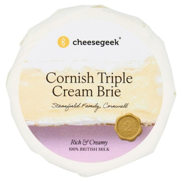 Cheesegeek 200g Cornish Triple Cream Brie Cheese - gallery image 1