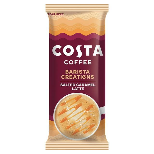 Costa Coffee 17g Barista Creations Salted Caramel Latte Sachets - gallery image 1