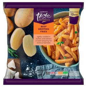 Sainsbury's 750g Beef Dripping Fries, Taste the Difference