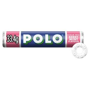 Polo 33.4g Sugar Free Berry Mint Flavour Tube