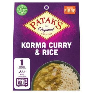 Patak's The Original 250g Korma Curry & Rice