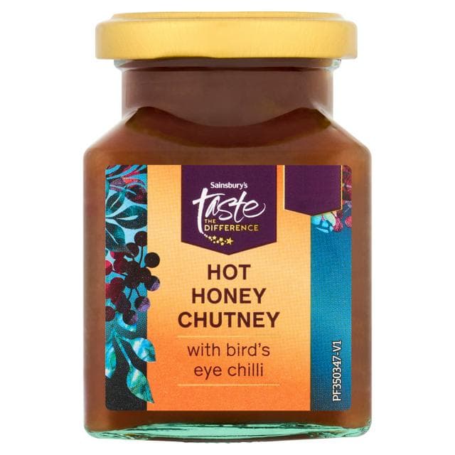 Sainsbury's 220g Hot Honey Chutney with Bird's Eye Chilli, Taste the Difference - gallery image 1