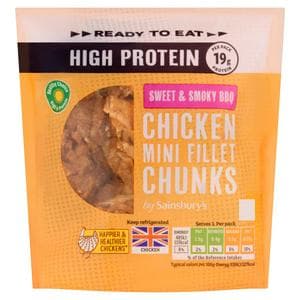 Sainsbury's 90g Ready to Eat Sweet & Smoky Mini Fillet Pieces