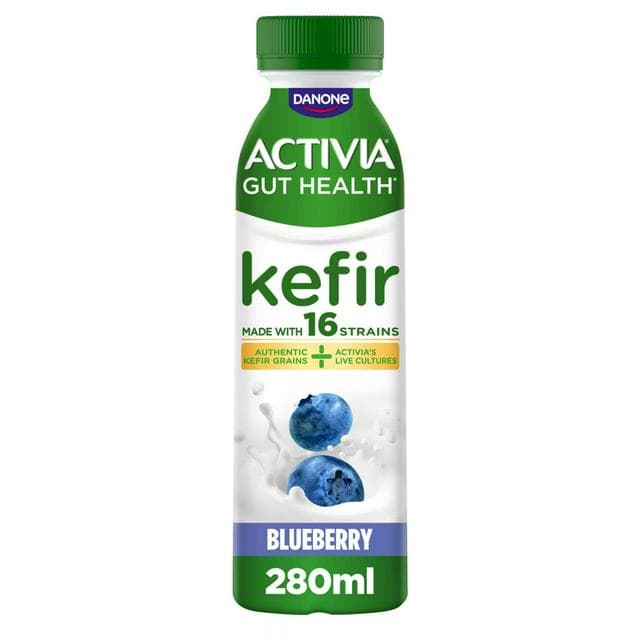 Activia Kefir 280g Blueberry Gut Health Fruit Yoghurt Drink - gallery image 1