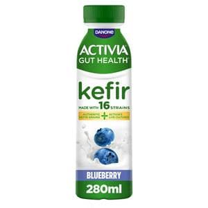 Activia Kefir 280g Blueberry Gut Health Fruit Yoghurt Drink