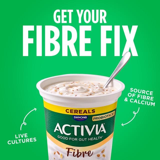 Activia Gut Health Fibre 400g Cereals Probiotic Yoghurt - gallery image 3
