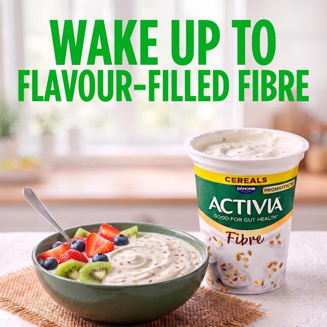 Activia Gut Health Fibre 400g Cereals Probiotic Yoghurt - gallery image 4