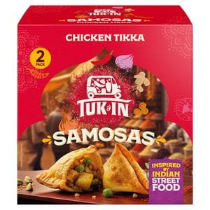 Tuk In 2 x 100g Samosas Chicken Tikka