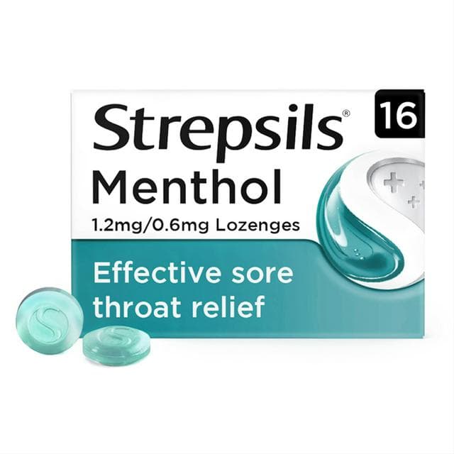 Strepsils 16 x Menthol Lozenges - gallery image 1