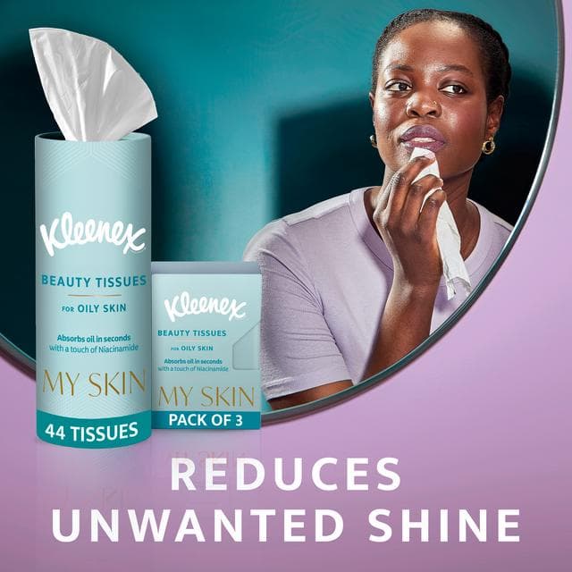 Kleenex 44 x Sheets My Skin Oily Tissues Tube - gallery image 2