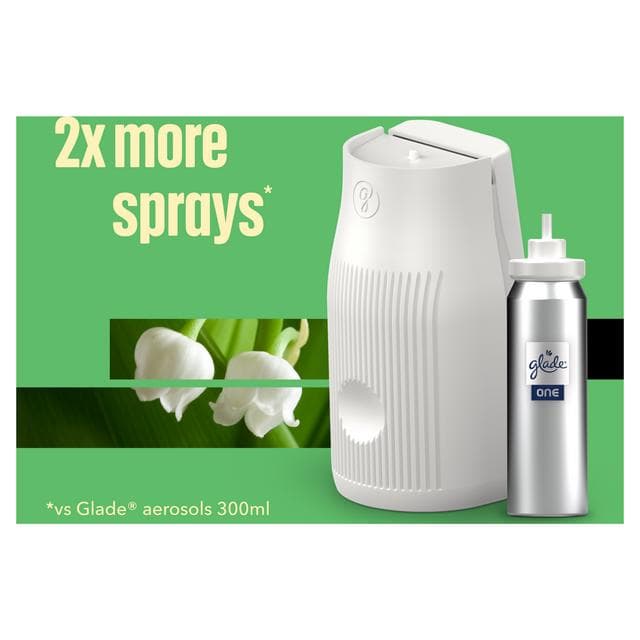 Glade One Lily of the Valley Bathroom Starter Kit Touch & Spray Air Freshener 13ml - gallery image 3