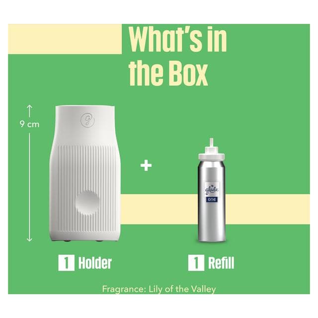 Glade One Lily of the Valley Bathroom Starter Kit Touch & Spray Air Freshener 13ml - gallery image 4