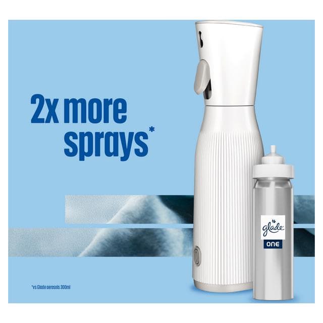 Glade One Pure Clean Linen Starter Kit Refillable Room Spray 13ml - gallery image 6