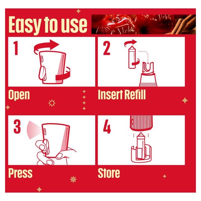 Glade ONE Festive Refillable Room Spray Starter Kit, Twinkling Apple & Cinnamon, 1x13ml - gallery image 4