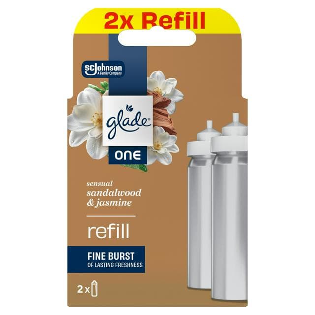 Glade One 2 x Sensual Sandalwood & Jasmine Universal Capsule Refill Air Freshener 13ml - gallery image 1