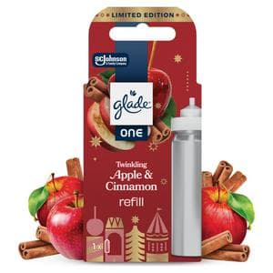 Glade ONE Festive Universal Capsule Refill Pack, Twinkling Apple & Cinnamon, 1x13ml