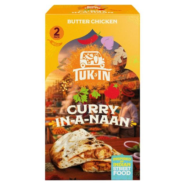 Tuk In 2 x 180g Butter Chicken Curry in a Naan - gallery image 1
