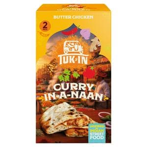Tuk In 2 x 180g Butter Chicken Curry in a Naan