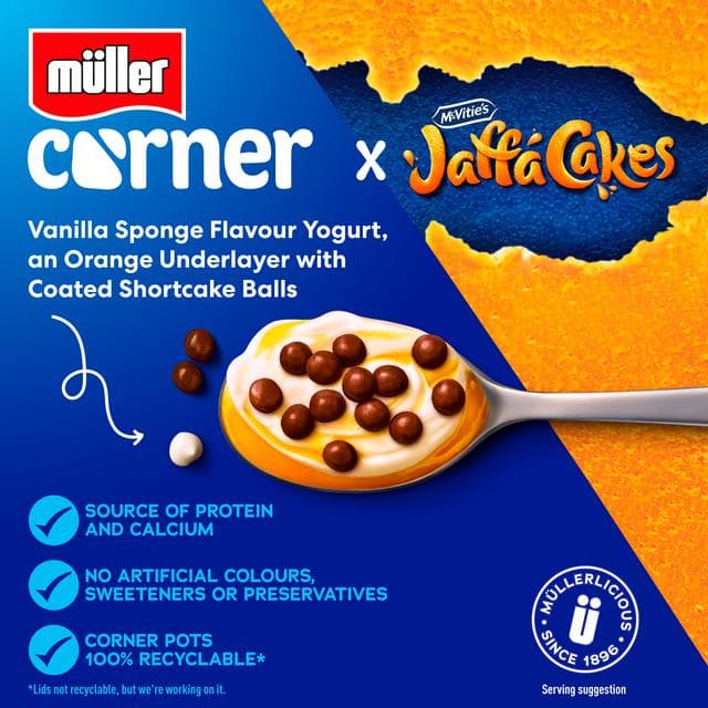 Müller Corner 124g Jaffa Cakes Yoghurt - gallery image 2