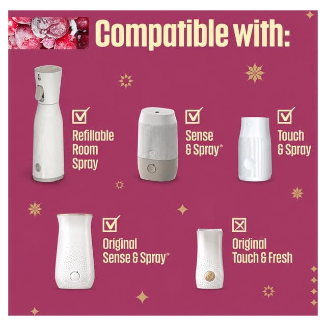 Glade ONE Festive Universal Capsule Refill, Frosted Floral Cherries, 1x13ml - gallery image 4