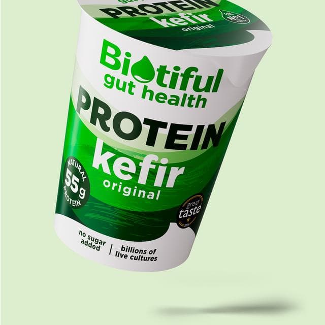Biotiful Gut Health 460g High Protein Kefir Original Yoghurt - gallery image 3