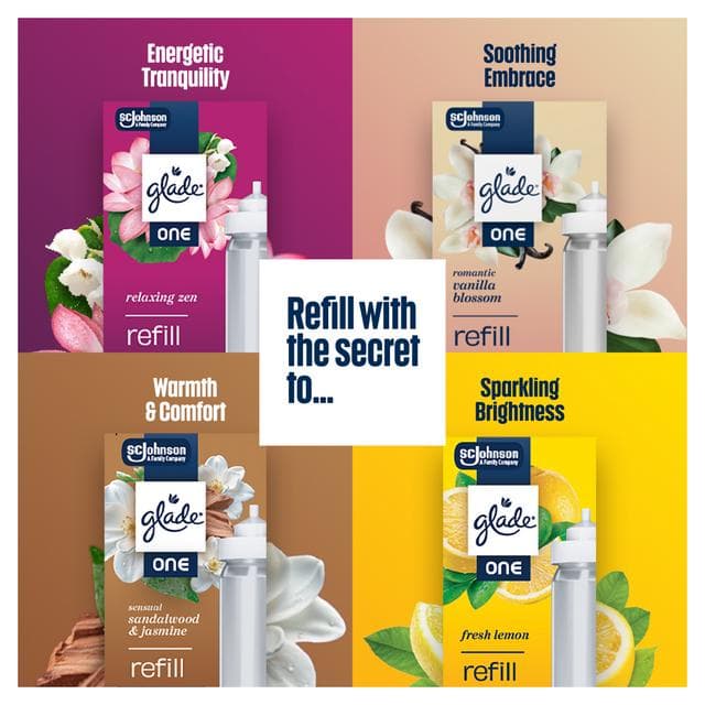 Glade One Sensual Sandalwood & Jasmine Bathroom Starter Kit Touch & Spray Air Freshener 13ml - gallery image 5