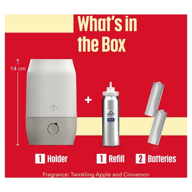 Glade ONE Festive Sense & Spray Starter Kit, Twinkling Apple & Cinnamon, 1x13ml - gallery image 5