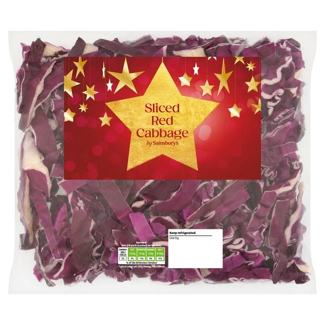 Sainsbury's 500g Sliced Red Cabbage - gallery image 1