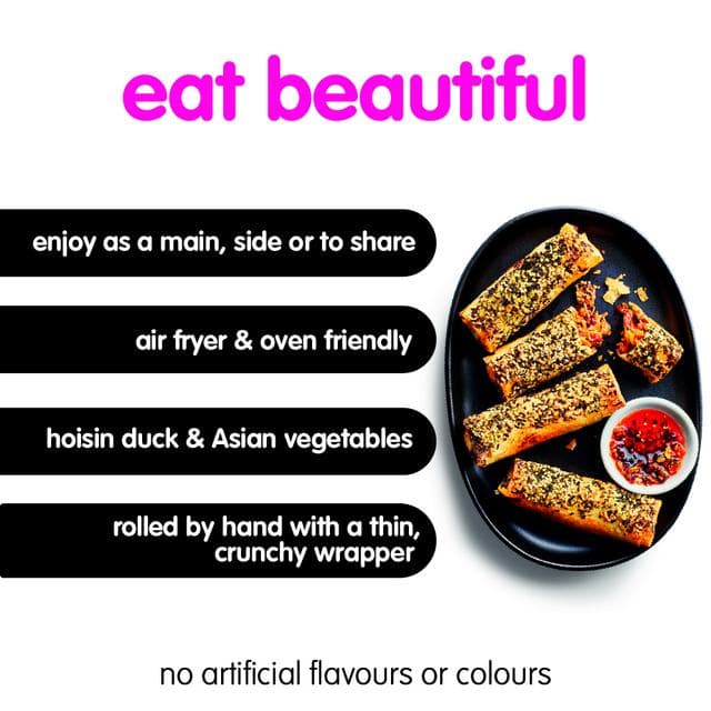 itsu 4 x Hoisin Duck Jumbo Spring Rolls 300g - gallery image 2