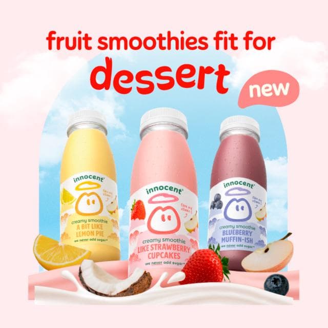innocent 750ml Blueberry Muffin-ish Creamy Smoothie - gallery image 4