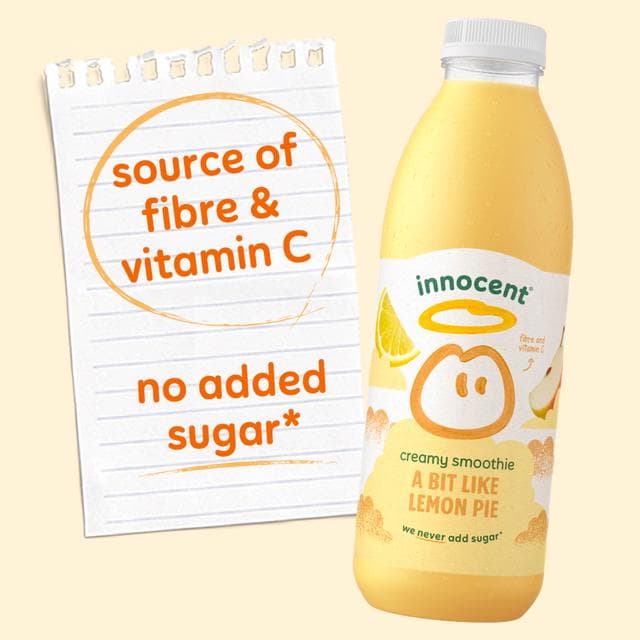 innocent 750ml A Bit Like Lemon Pie Creamy Smoothie - gallery image 2