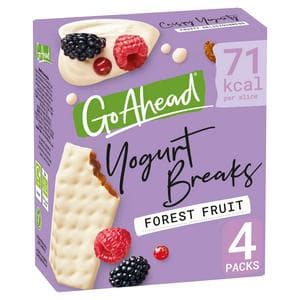 Go Ahead Yogurt Breaks 4 x 35.5g Forest Fruit Multipack Snack Bars