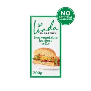 Linda McCartney 2 x Vegan Vegetable Burgers 200g