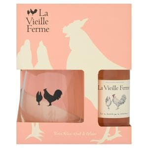 La Vieille Ferme 18.7cl Rose Wine Glass Gift Set