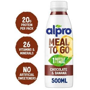 Alpro Meal To Go 500ml Chocolate & Banana Drink