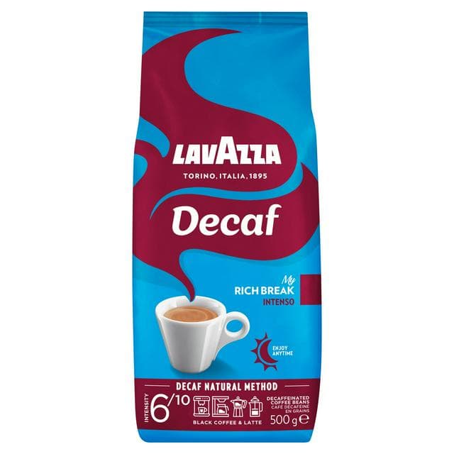 Lavazza Decaf 500g My Rich Break Coffee Beans - gallery image 1