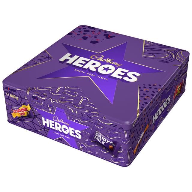 Cadbury Heroes 600g Chocolate Assortment Tin - gallery image 3