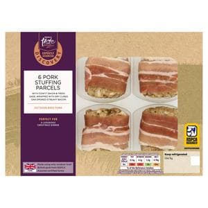 Sainsbury's Discovery 6 x Pork Stuffing Parcels, Taste the Difference 354g