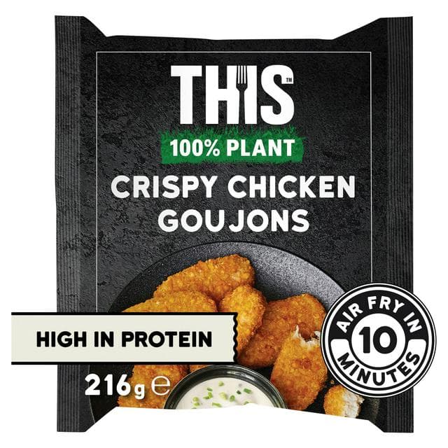 This 6 x 216g Plant Based Vegan Crispy Chicken Goujons - gallery image 1