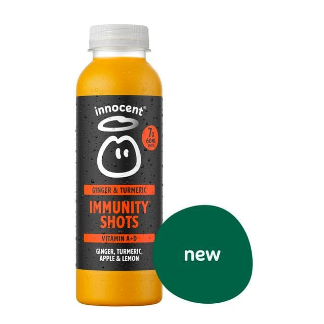 innocent 7 x Ginger & Turmeric Immunity Shots 420ml - gallery image 1