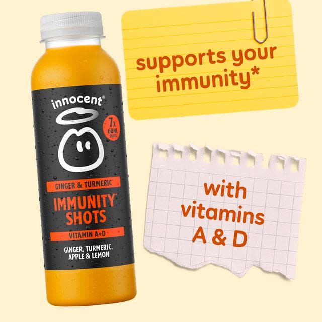 innocent 7 x Ginger & Turmeric Immunity Shots 420ml - gallery image 3
