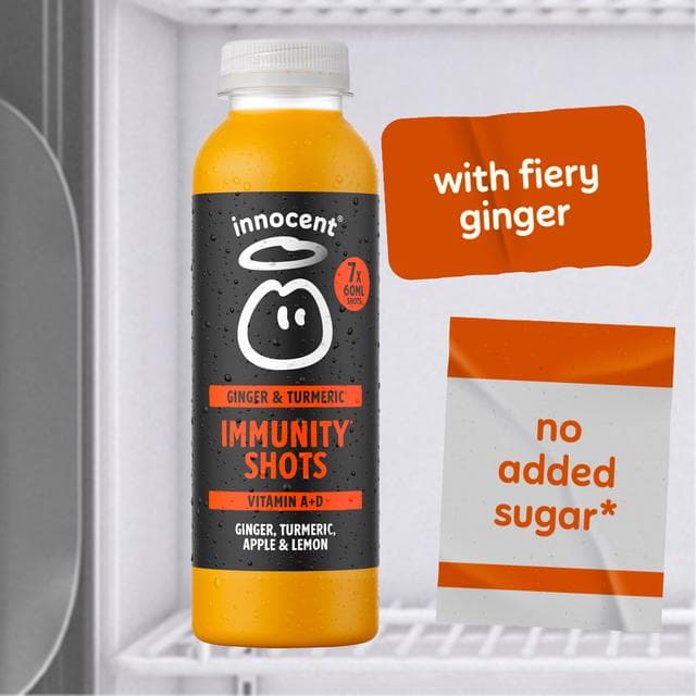 innocent 7 x Ginger & Turmeric Immunity Shots 420ml - gallery image 4