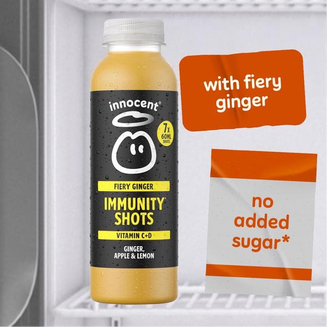 innocent 7 x Fiery Ginger Immunity Shots 420ml - gallery image 4