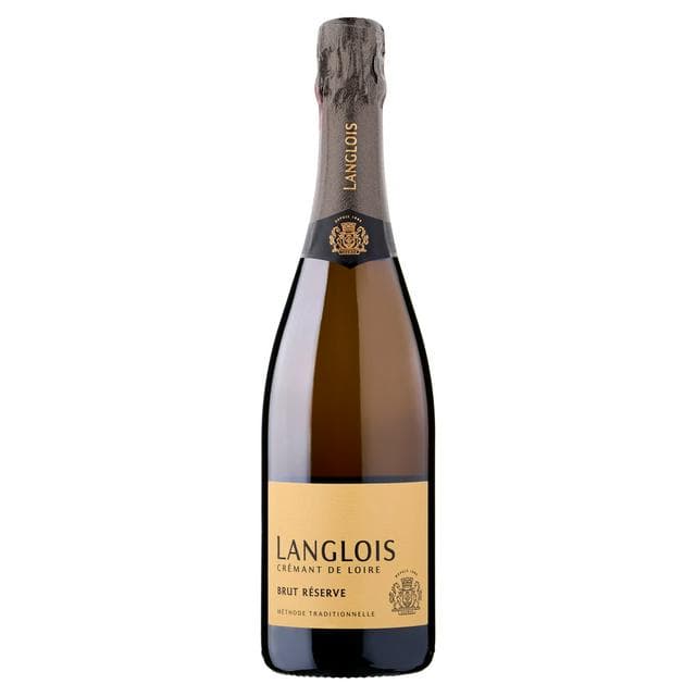 Langlois Brut Crémant de Loire Reserve Sparkling White Wine Bottle 75cl - gallery image 1